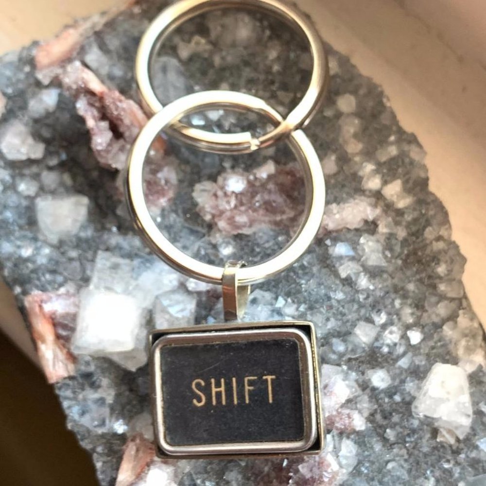 COPY - Shift typewriter key chain